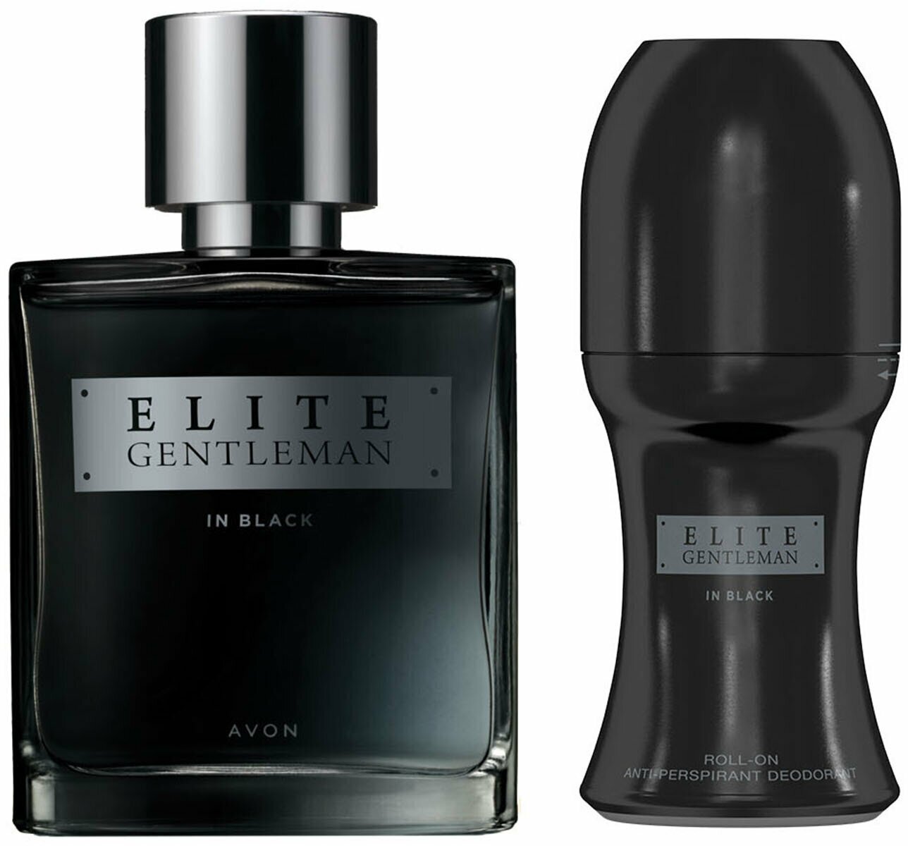 Туалетная вода Avon Elite Gentleman in Black для него, 75 мл + дезодорант (Джентельмен)