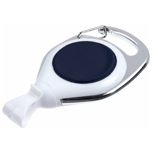 Держатель для бейджа ретрактор Dorset белый с синим 399₽