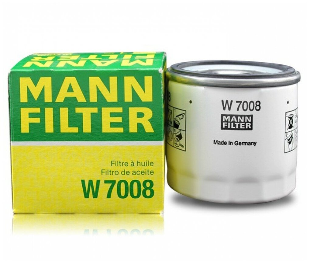 W 7008 Фильтр масляный MANN