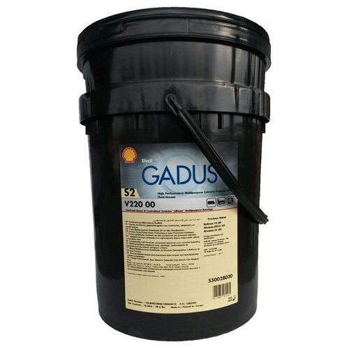 Автомобильная смазка SHELL Gadus S2 V220 00 18 л 18 кг 1 33020₽