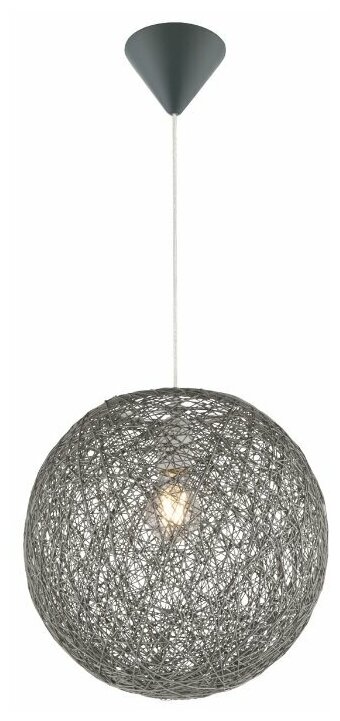 Светильник Globo Lighting Coropuna 15252G, E27, 60 Вт, кол-во ламп: 1 шт., цвет: серый