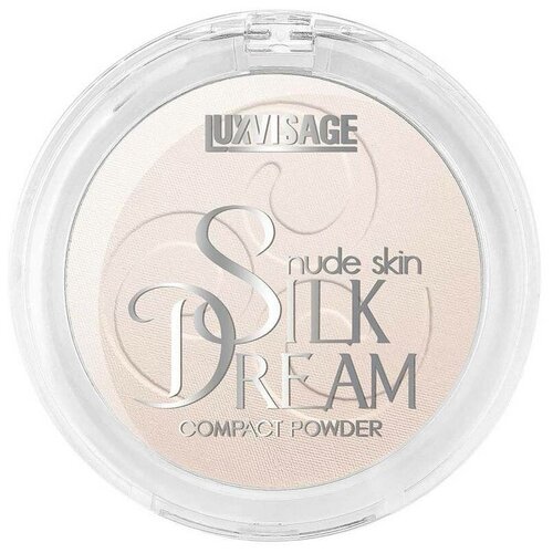 LUXVISAGE пудра компактная Silk Dream Nude Skin 1 шт. №01 Фарфоровый 10 г