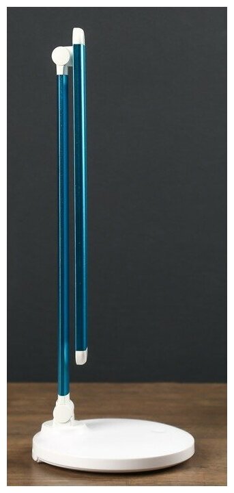 Светильник настольный СТАРТ на подставке, 10Вт, синий - фото №4