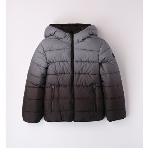Куртка Ido, демисезон/зима, средней длины, утепленная, капюшон, карманы, несъемный капюшон, стеганая, манжеты, размер M, серый