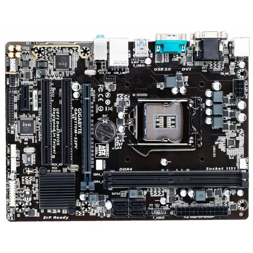 Материнская плата GIGABYTE GA-H110M-S2PV rev 10 850000₽