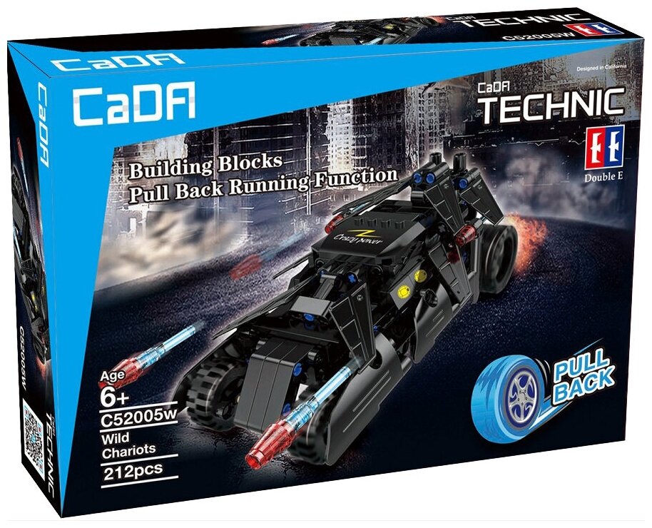 Конструктор CADA Technic монстр-внедорожник совместим с C52005W, инерционный (182 детали) CaDa C52006W