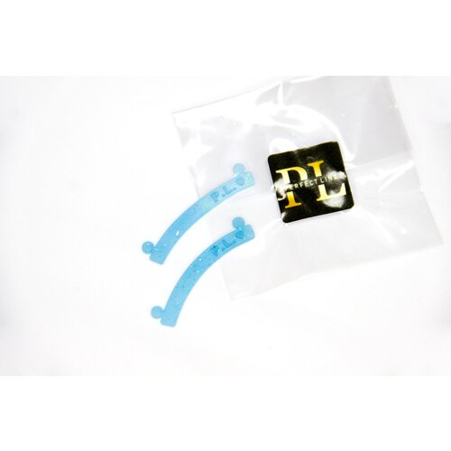 Компенсаторы для фиксации ресниц при ламинировании PERFECT LINE голубые