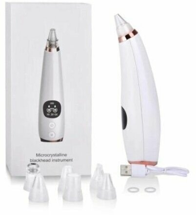 Microcrystalline blackhead instrument Вакуумный аппарат для чистки лица и пор от черных точек - фотография № 1