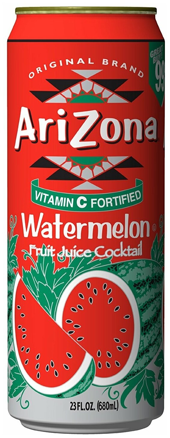 Напиток Arizona Watermelon 0,68л - фотография № 1