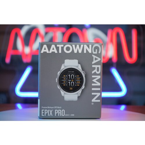 Garmin Epix Pro 42 мм Standard Edition Silver with Whitestone Band 11546700₽