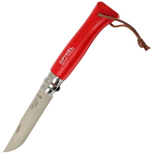 Нож складной OPINEL №8 Trekking Hornbeam (001890/001891) красный нож складной opinel 8 trekking hornbeam бордовый