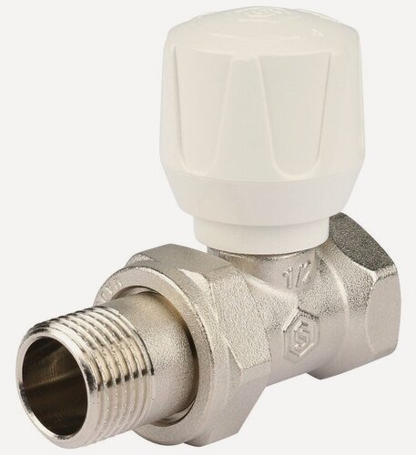 Изображение товара Клапан ручной терморегулирующий прямой STOUT - 1/2"