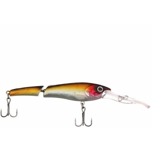 Воблер Namazu Jointed Zun Minnow, 95 мм, 12.5 г, минноу, плавающий (0.5-2.5 м), цвет 10