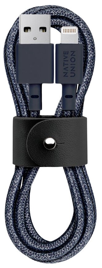 Native Union Belt Cable USB-A to Lightning 1.2 m (BELT-KV-L-IND-2) indigo кабель usb-a to lightning