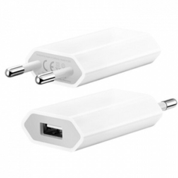 Сетевое зарядное устройство APPLE , USB, белый - фото №8