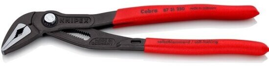 Клещи переставные Knipex 8751250 Cobra® ES, черненые, 250 mm