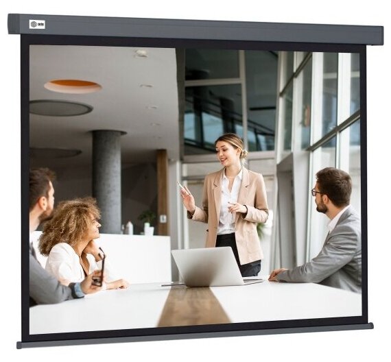 Экран Cactus 149.4x265.7см Wallscreen CS-PSW-149X265-SG 16:9 настенно-потолочный рулонный серый