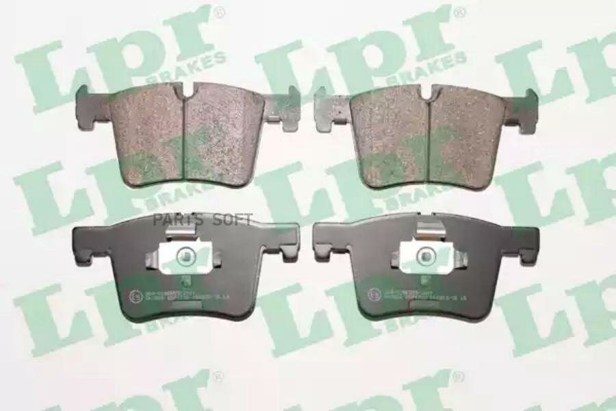 LPR Колодки тормозные BMW 1 F20/3 F30/X3 F25 10- передние