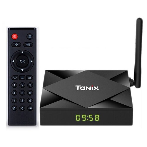 Смарт ТВ приставка Tanix TX6S 2/16GB, Allwinner H616, Android 10.0, Wi-Fi 2.4GHz, Smart TV Box 6K UHD, Андроид ТВ бокс, Медиаплеер андроид тв приставка t95s 4 32 гб