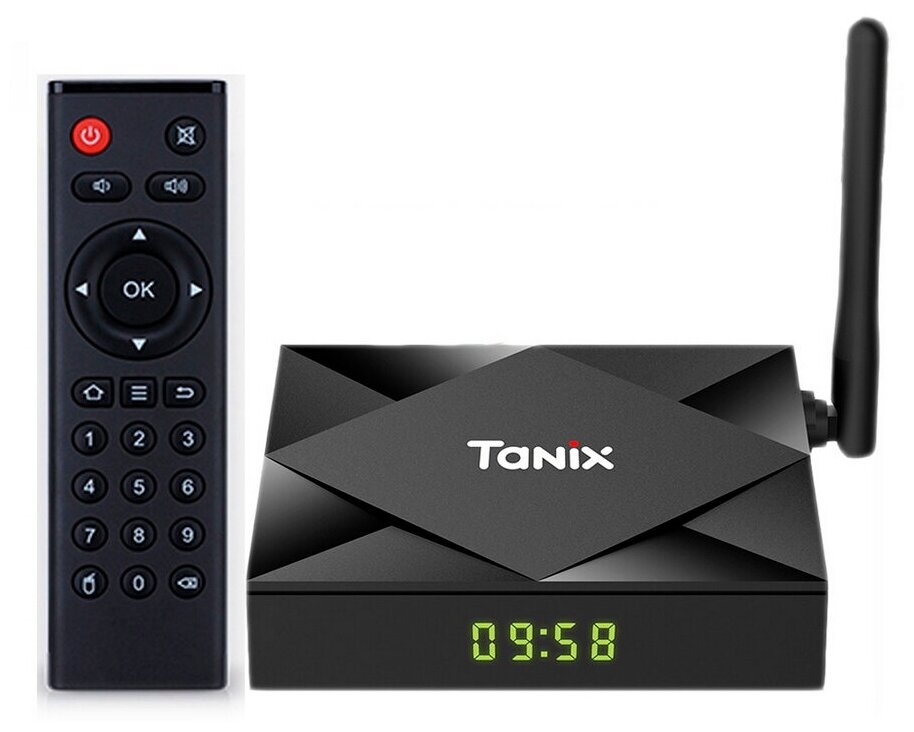 Смарт ТВ приставка Tanix TX6S 2/16GB Allwinner H616 Android 10.0 Wi-Fi 2.4GHz Smart TV Box 6K UHD Андроид ТВ бокс Медиаплеер