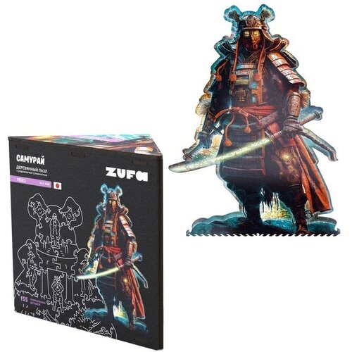 ZUFA Деревянный фигурный пазл «Самурай»