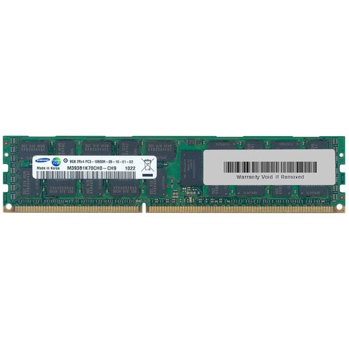 Оперативная память Samsung 8 ГБ DDR3 1333 МГц DIMM CL9 M393B1K70CH0-CH9 оперативная память samsung 8 гб ddr3 1333 мгц dimm cl9 m393b1k70bh1 ch9