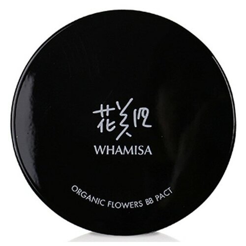 Whamisa BB кушон Organic Flowers, SPF 50, 16 г, оттенок: №20 sand beige