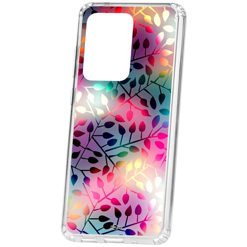 фото Чехол samsung s20 ultra kruche print цветные листья кruче