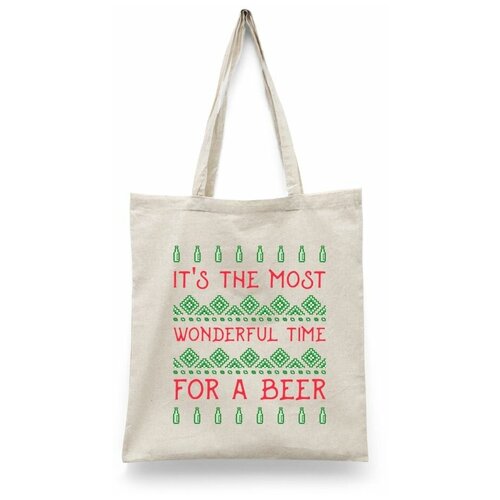 фото Сумка шоппер каждому своё, бежевый