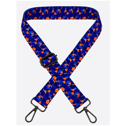 Плечевой ремень Raffinni для сумок 88 синий, оранжевый