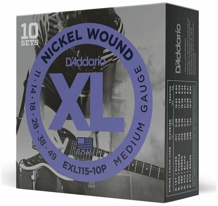 Струны для электрогитары D'Addario - фото №10