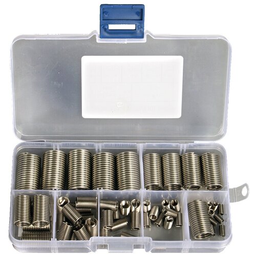 Набор вставок для ремонта резьбы M3-M12 55 предметов ANROKEY