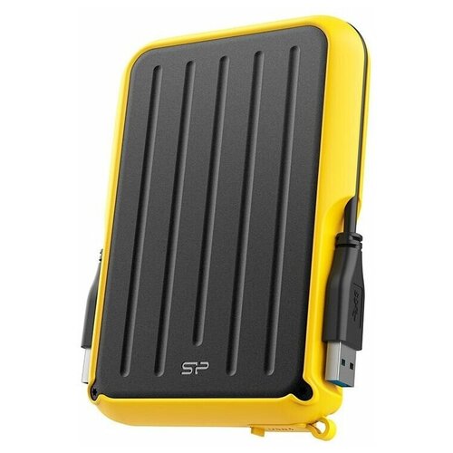 Внешний жёсткий диск 1Tb Silicon Power Armor A66 Black/Yellow (SP010TBPHD66SS3Y)