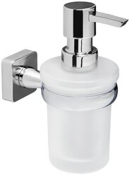 Дозатор для жидкого мыла WasserKRAFT Lippe K-6599, белый/хром