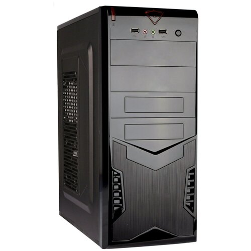 Компьютерный корпус ExeGate CP-604 500 Вт, черный