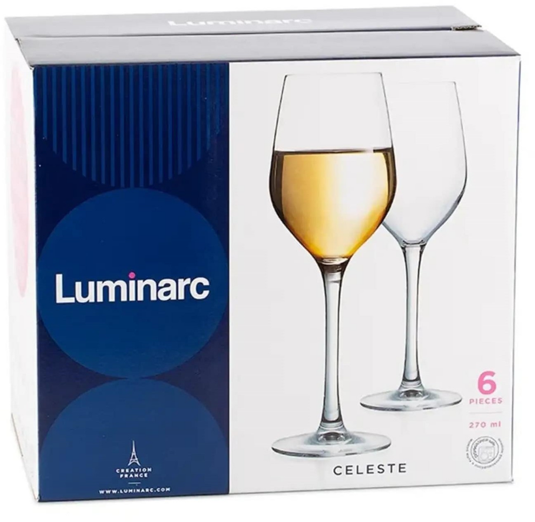 Набор бокалов для белого вина Luminarc Celeste 270мл х 6шт