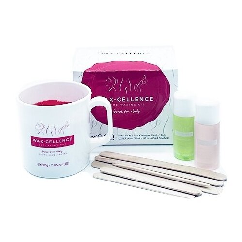 фото Lycon набор wax-cellence home waxing kit для домашней эпиляции