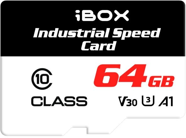 Карта памяти microSDXC 64GB iBOX Industrial Speed Card