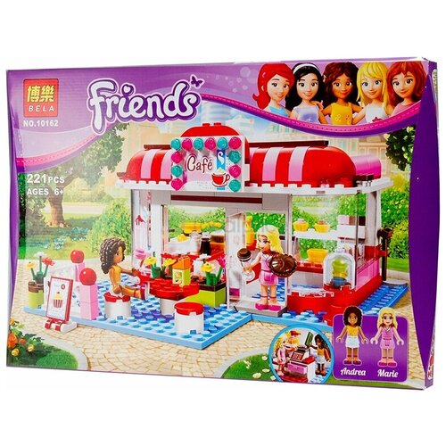 Конструктор Lari (Bela) Friends 10162 Кафе в городском парке, 221 дет. конструктор lego friends 3061 кафе в городском парке 222 дет