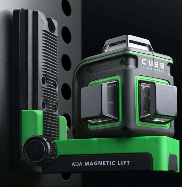 Лазерный нивелир ADA Cube 3-360 GREEN Home Еdition [а00566] - фото №14