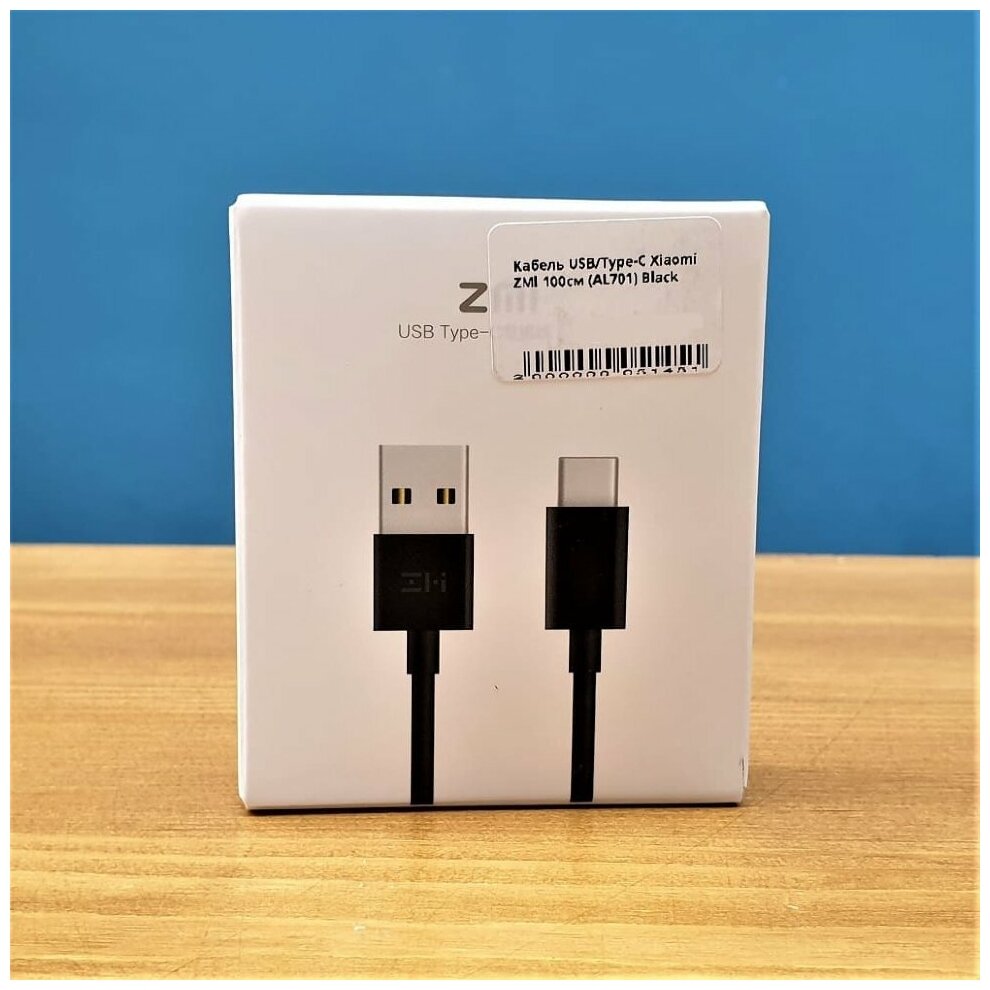 Кабель ZMI USB - USB Type-C (AL701), черный - фотография № 2