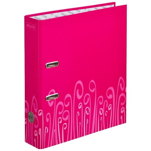 Attache Папка-регистратор Fantasy A4, ламинированный картон, 75 мм, розовый