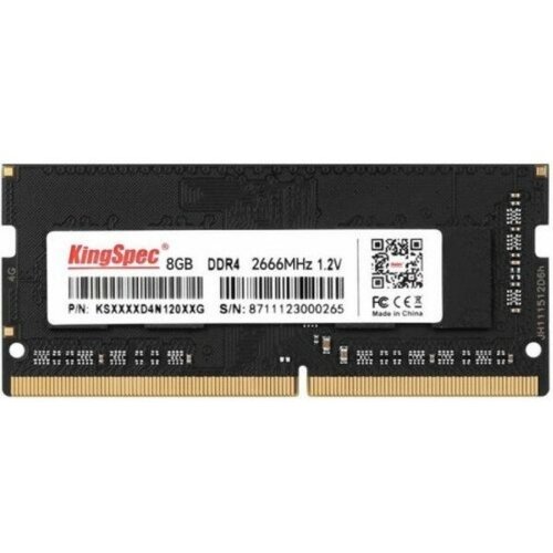 Память Kingspec 8Gb DDR4 2666MHz SO-DIMM KS2666D4N12008G RTL 204-pin 135В 204400₽