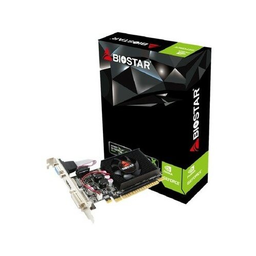 Видеокарта BIOSTAR GeForce GT610 GDDR3 2048MB 64-bit, PCI-E16x 3.0. (DVI+VGA+HDMI) (VN6103THX6)