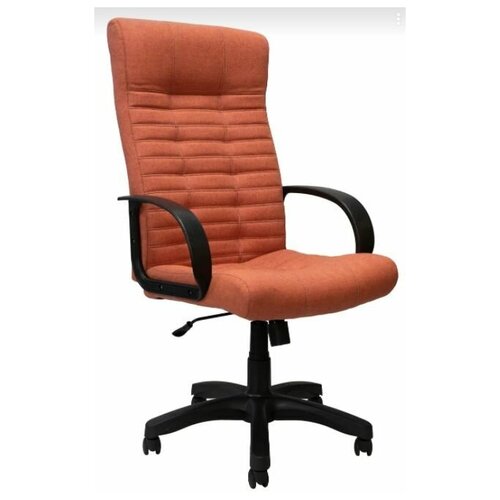 Кресло офисное ЯрКресло Кр26 ТГ Пласт К28 (ткань Крафт оранжевая)