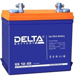 Аккумуляторная батарея DELTA BATTERY GX 12-55 - фото №8