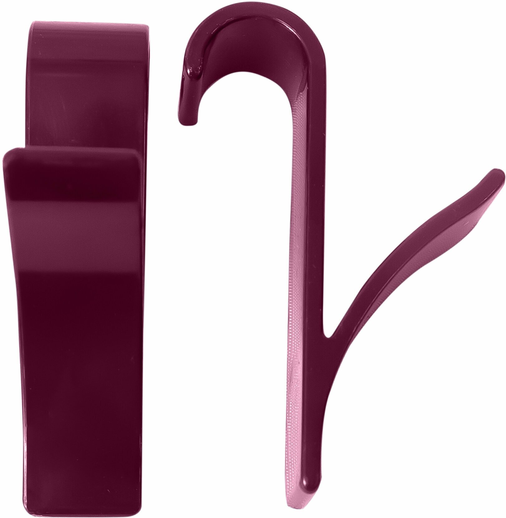 Комплект крючков для полотенцесушителя Primanova M-B24-12 2 шт диаметр 20 мм цвет пурпурный материал ABS пластик размер 9x6x10 вид крепления подвесное