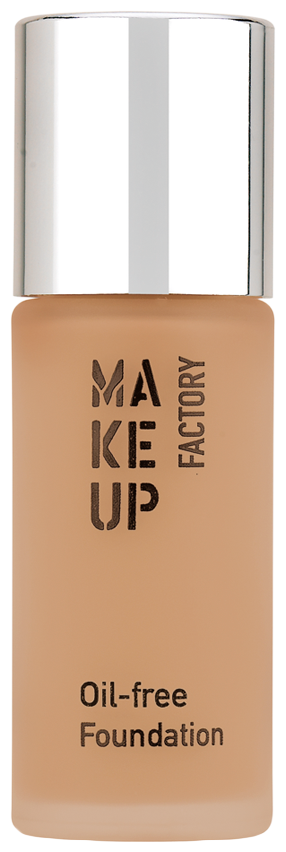 Make up Factory Тональный крем матовый для нормальной и жирной кожи Oil-free Foundation №21, светлый мокко