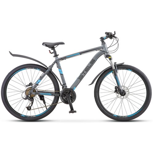 Горный велосипед Stels Navigator 640 D V010 (2019) 17 Серо-синий (161-178 см)