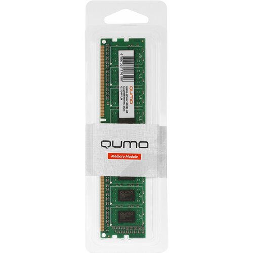 Оперативная память DDR3 QUMO для персонального компьютера 4GB 1600MHz 8 ch PC-12800 512Mx8 CL11Retail (QUM3U-4G1600С11)